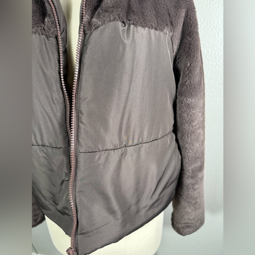 And Now This Women's Puffer Jacket Brown size XSMALL - Picture 5 of 9